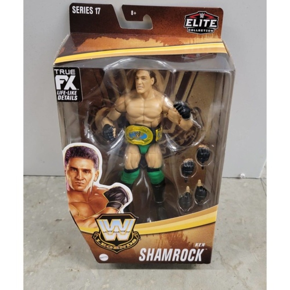 Mattel WWE Elite Legends 17 Ken Shamrock Chase Target Exclusive 6” Figure